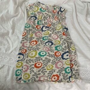 Mini Boden 5-6y Floral Rose Print Dress jersey comfy